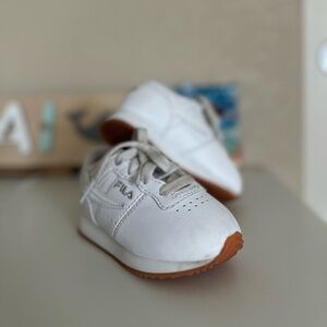 Fila Kids White Sneakers